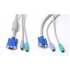 Startech 3-in-1 PS/2 KVM Extension Cable - keyboard / video / mouse (KVM) extension cable - 25 ft 3N1PS2EXT25